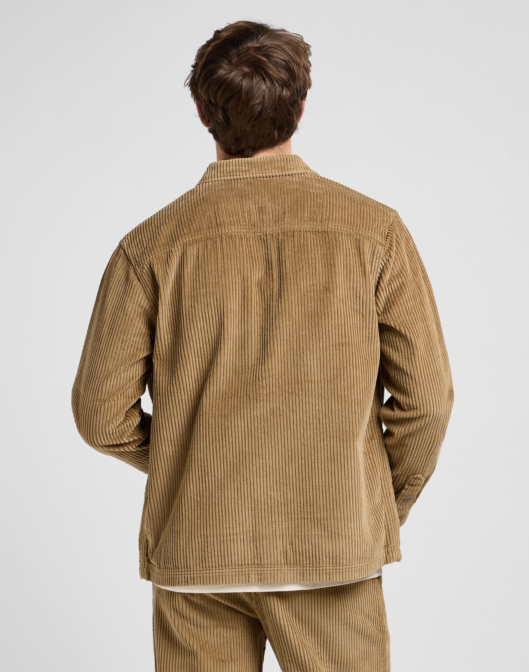 Workwear Overshirt in Dark Khaki Hemden Lee