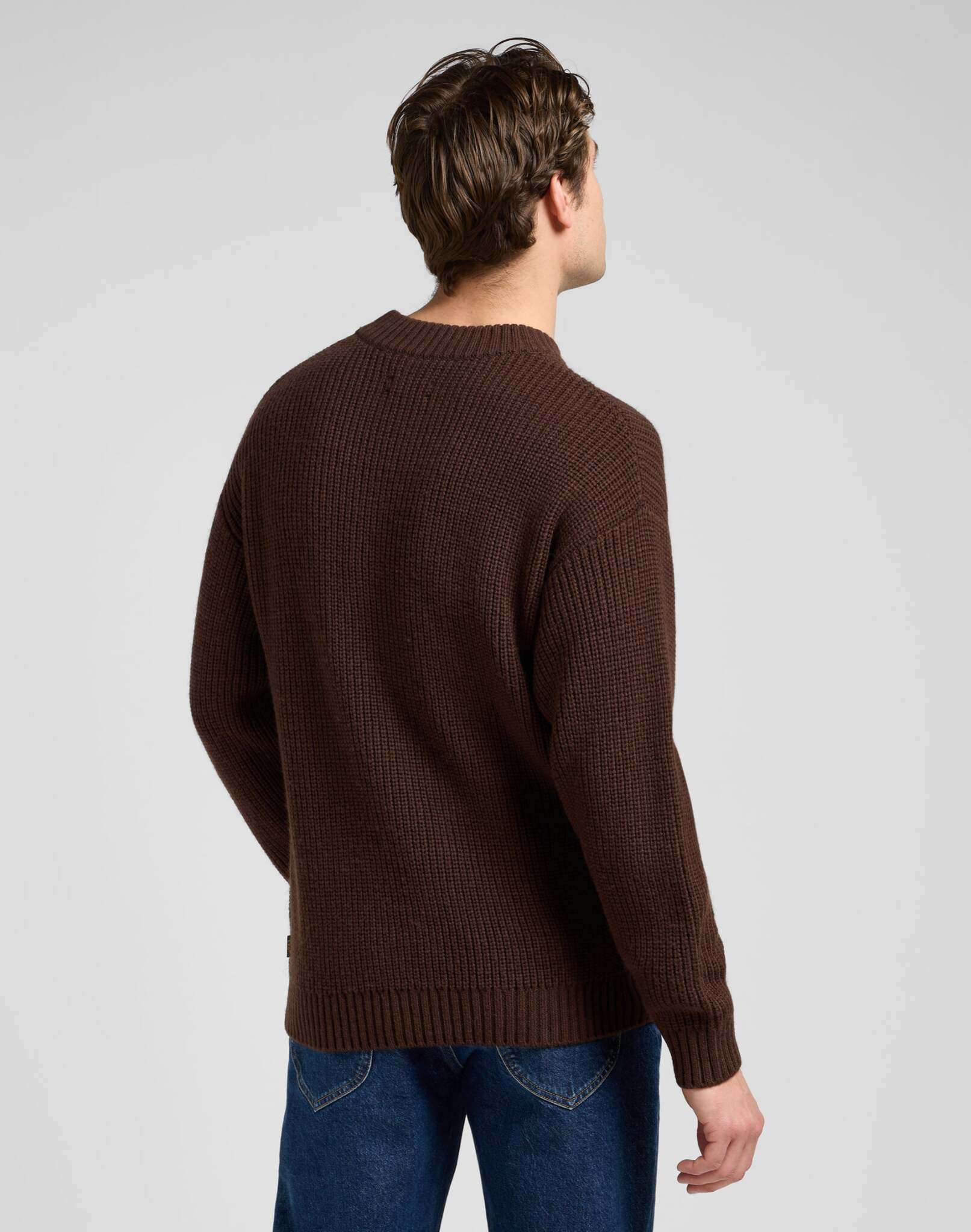 Chunky Crew Neck in Arabica Pullover Lee