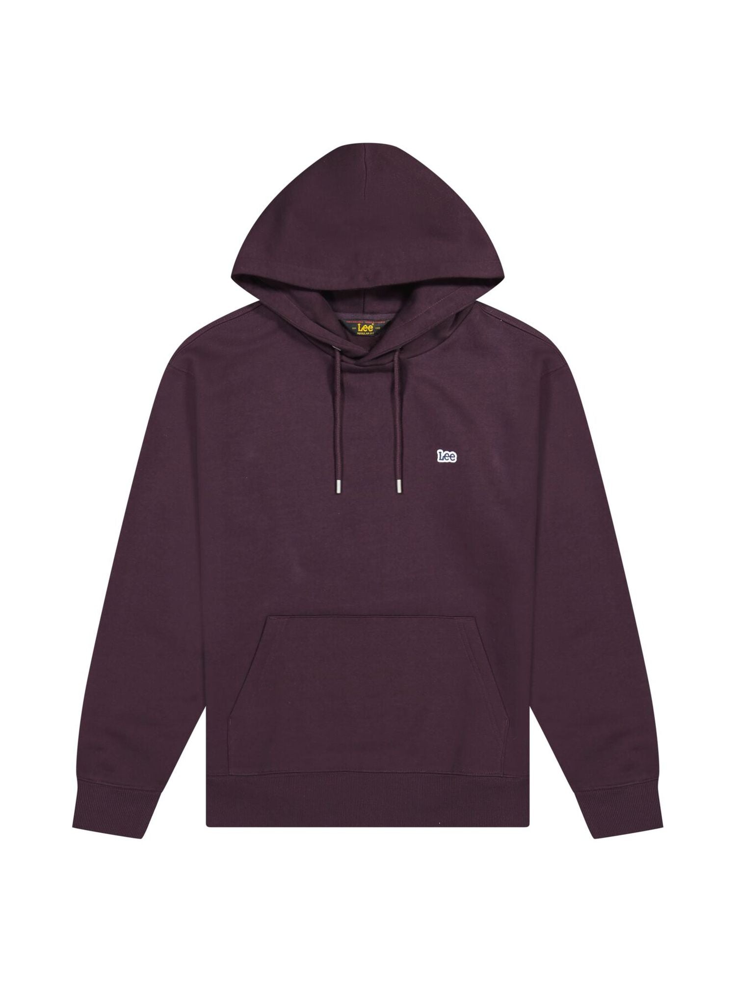 Plain Hoodie in Deep Wine Kapuzenpullover Lee