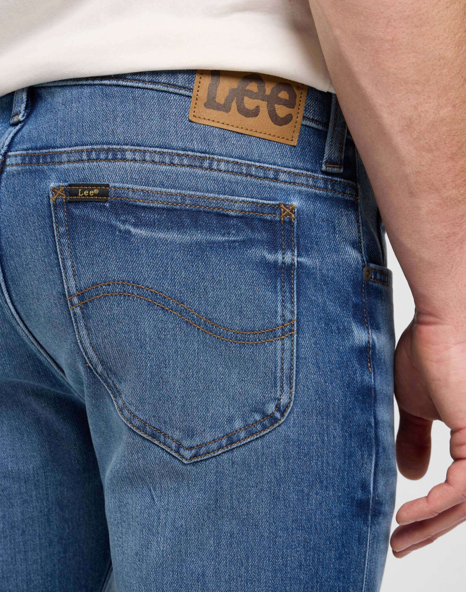 Rider in Armstrong Jeans Lee