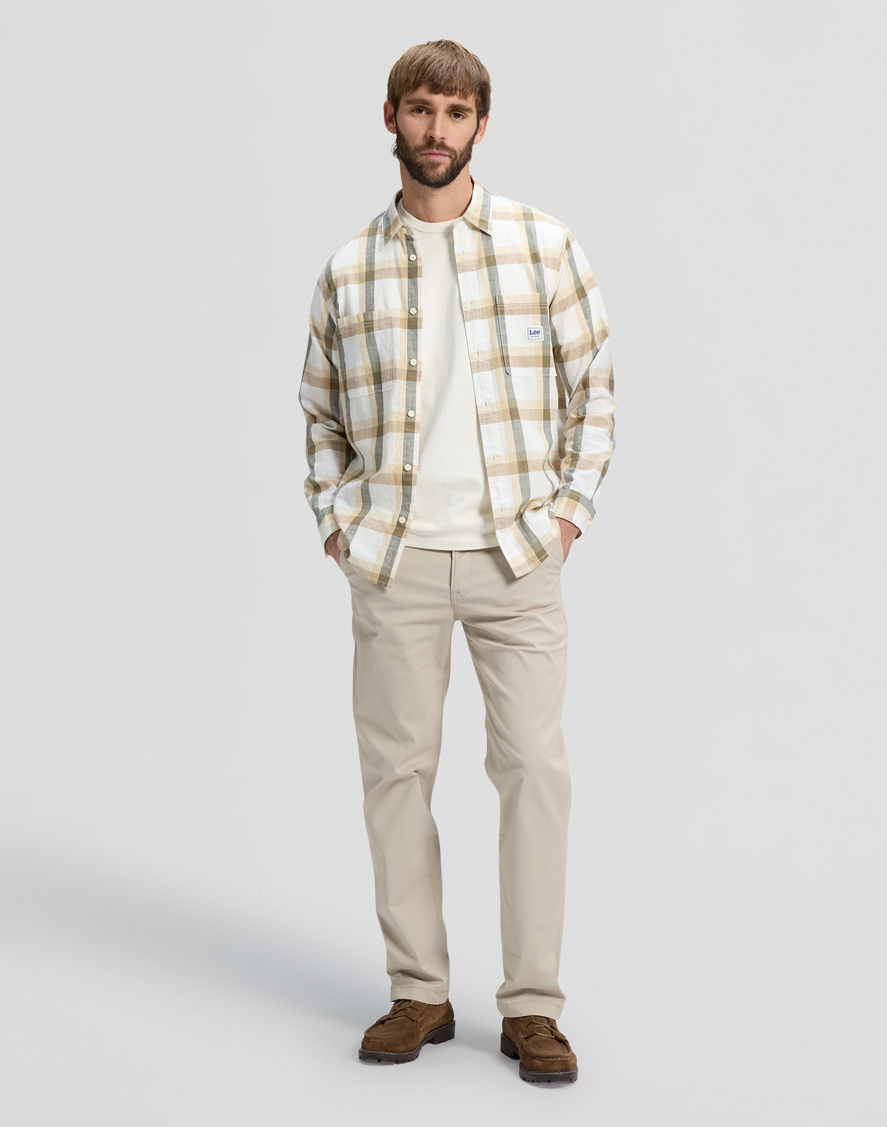 Regular Chino in Cashmere Hosen Lee