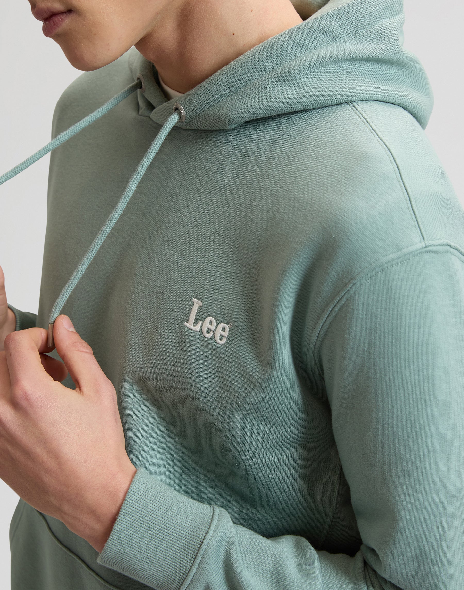 Essential Lee Hoodie in Desert Sage Kapuzenpullover Lee