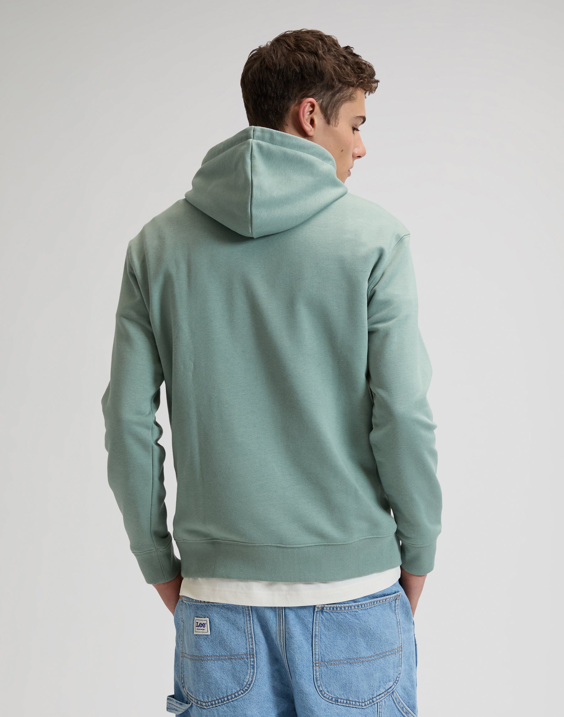 Essential Lee Hoodie in Desert Sage Kapuzenpullover Lee