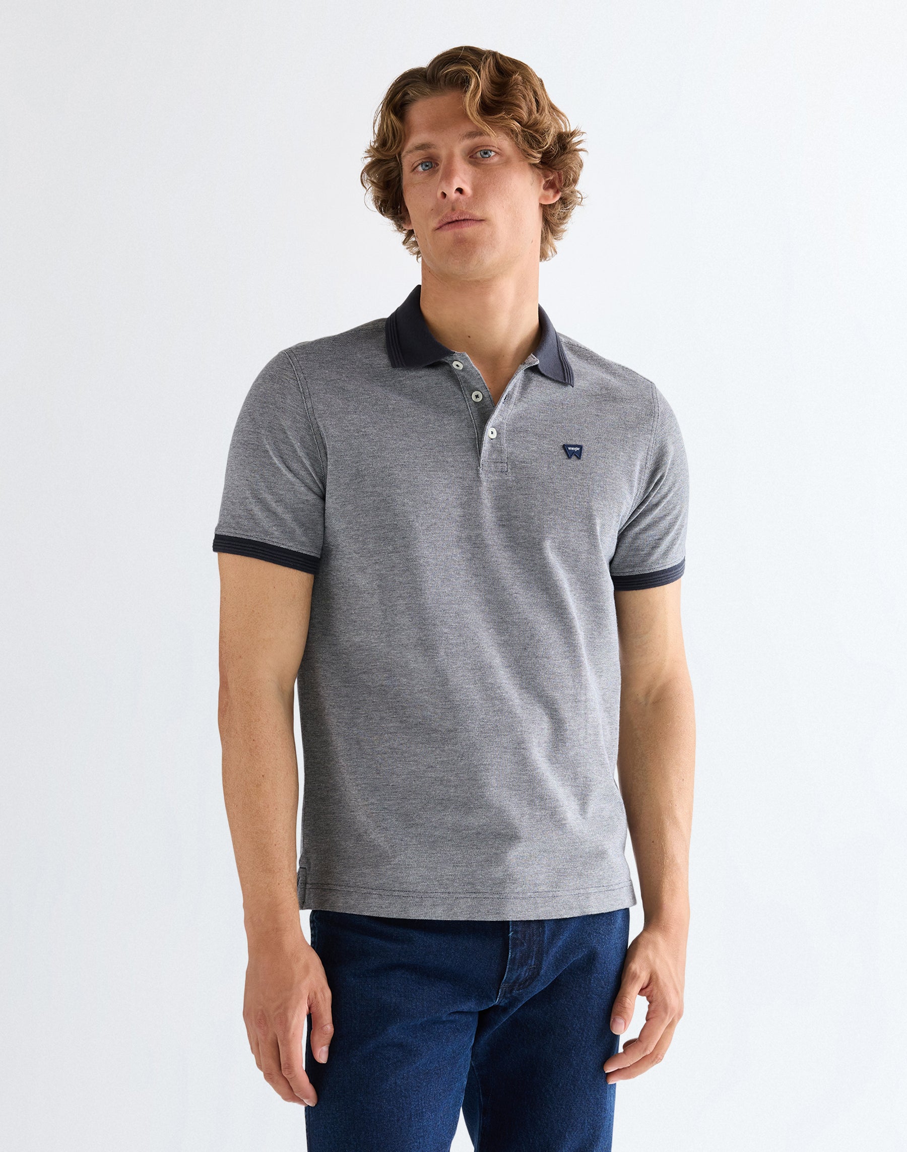 Refined Polo Shirt in Dark Navy T-Shirts Wrangler