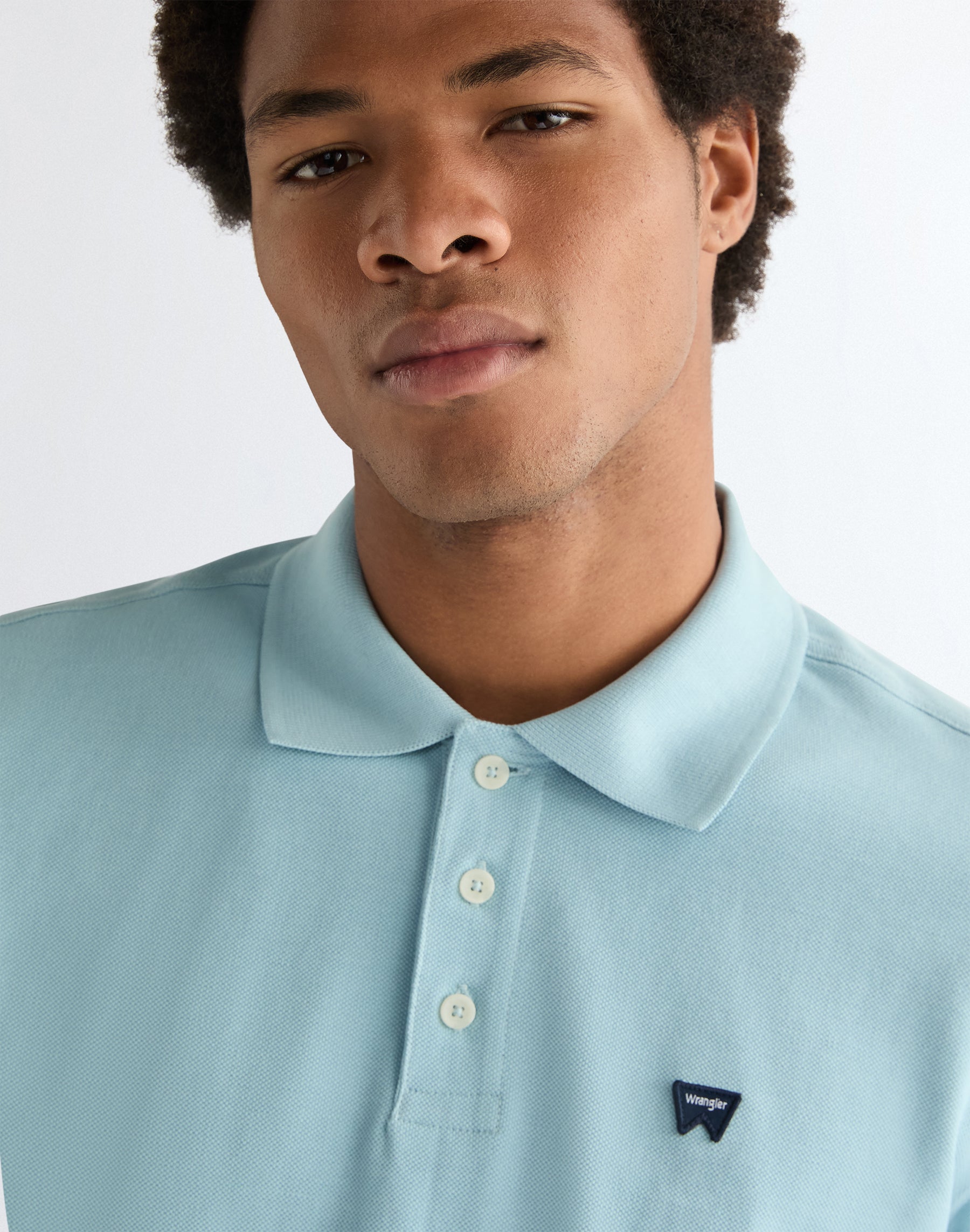 Polo Shirt in Forget Me Not T-Shirts Wrangler