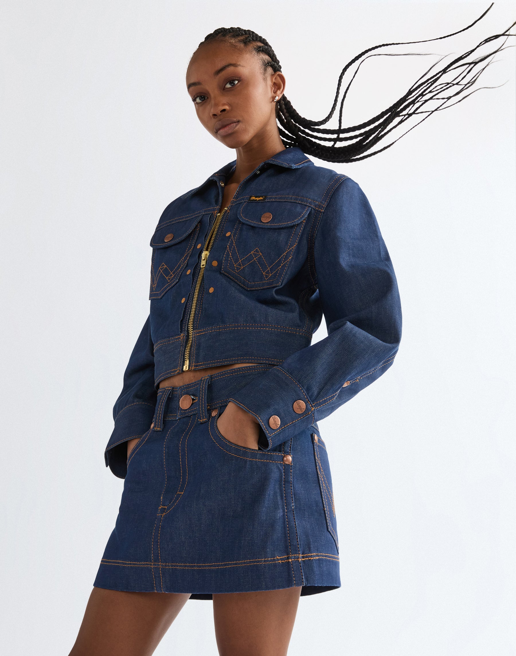 Super Wrangler Skirt in Raw Röcke Wrangler