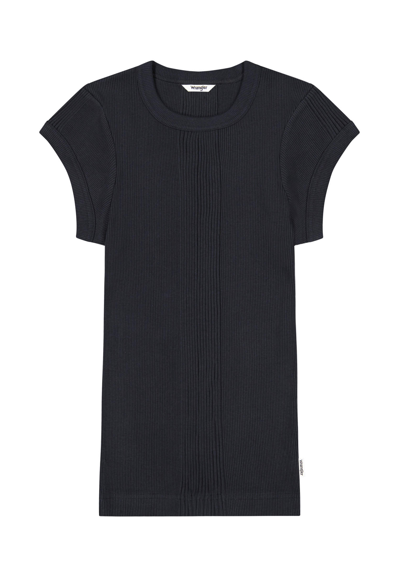 Capped Rib Shirt in Black T-Shirts Wrangler