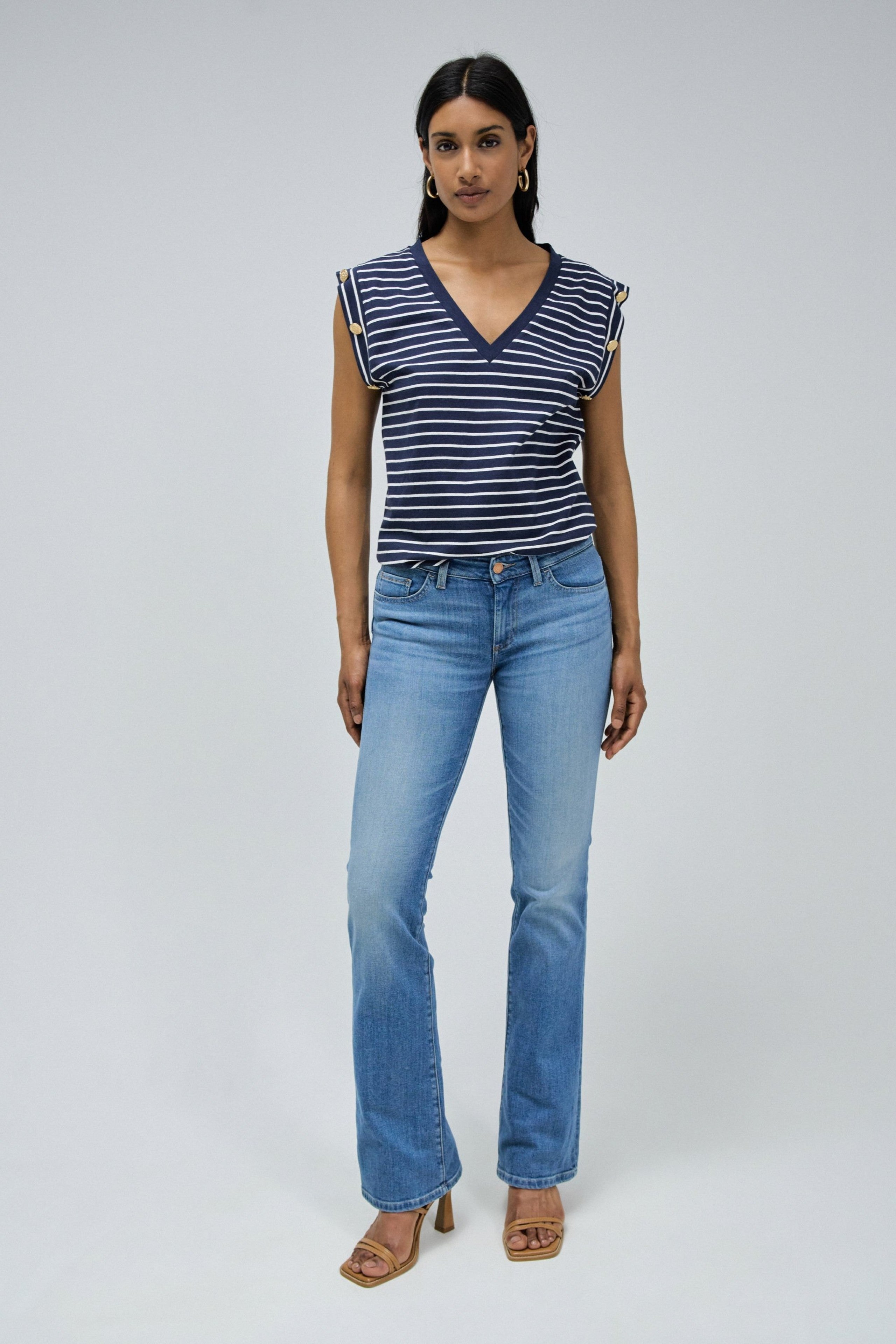 Wonder With Pockets in Medium Light Jeans Salsa Jeans