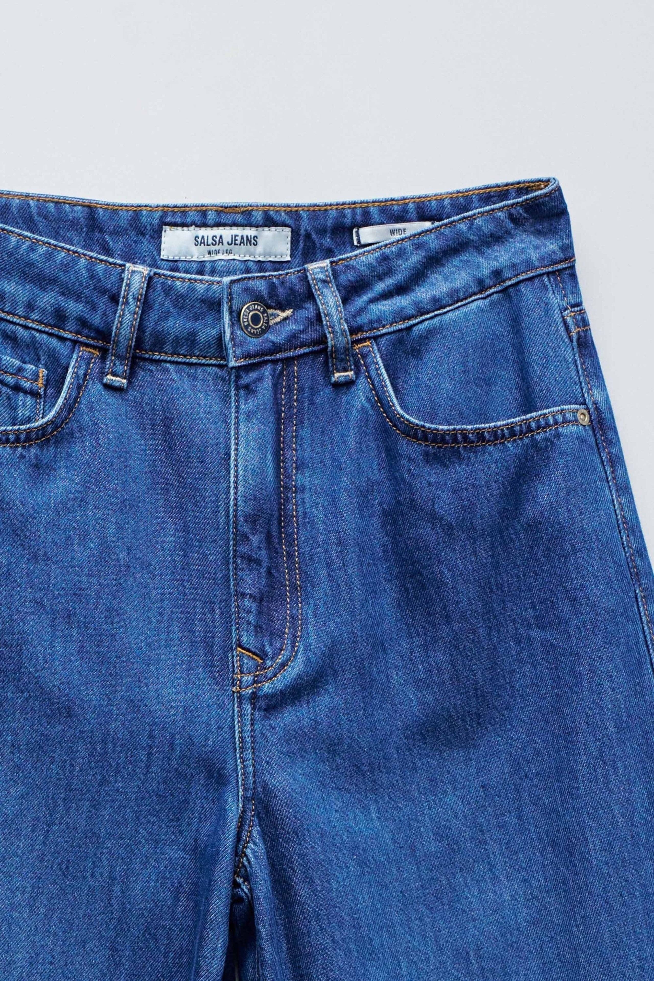 Jeans Wide Leg Wide in Medium Wash Jeans Salsa Jeans