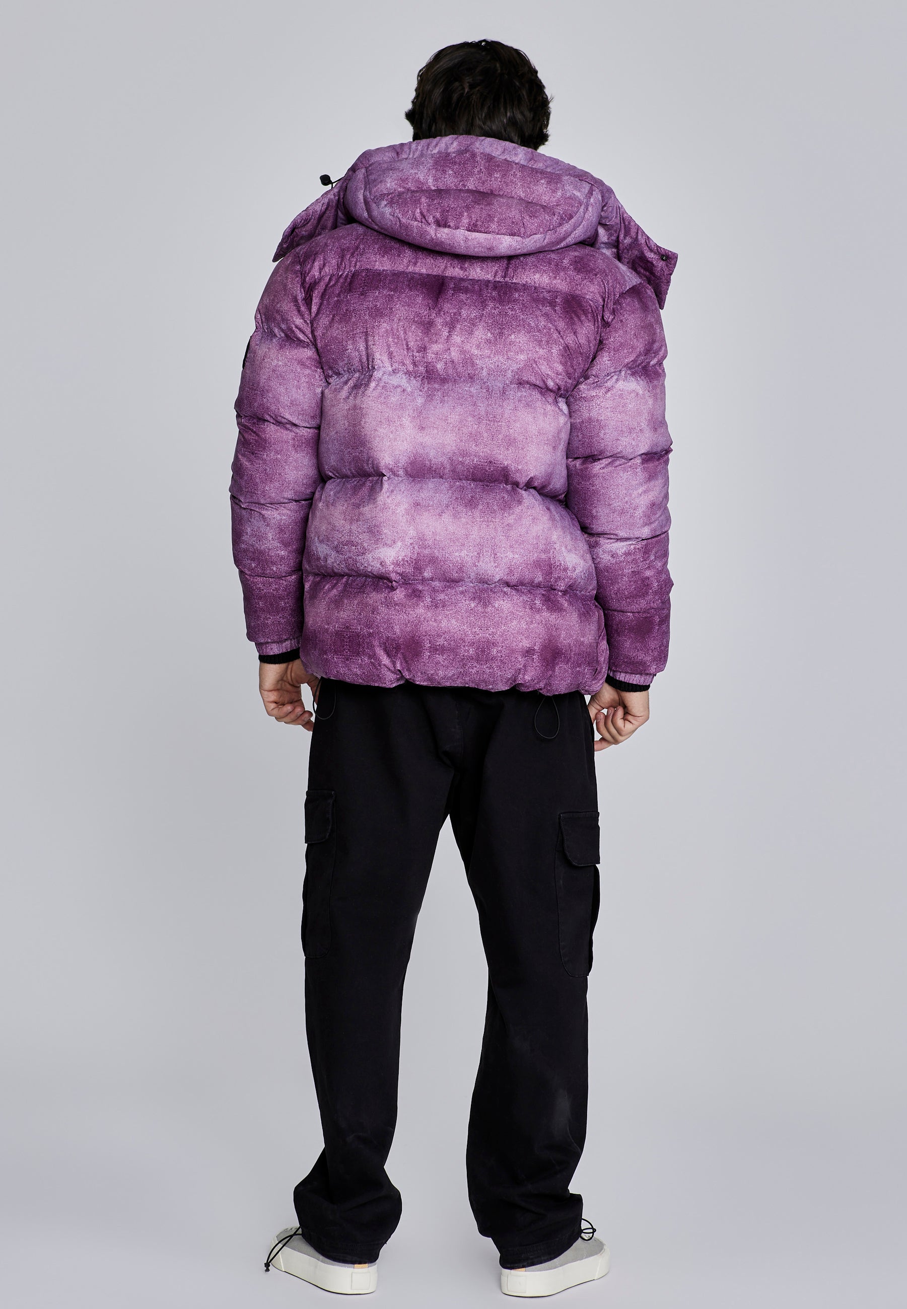 Puffer Jacket in Burgundy Jacken SikSilk