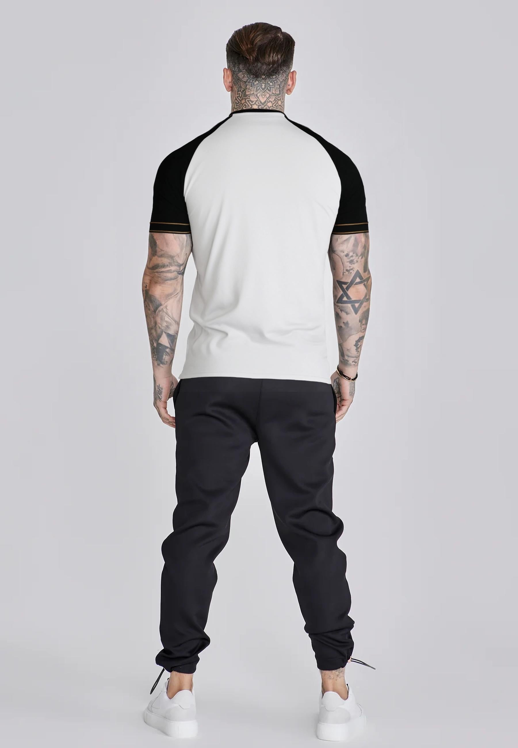 Tech T-Shirt in White-Black