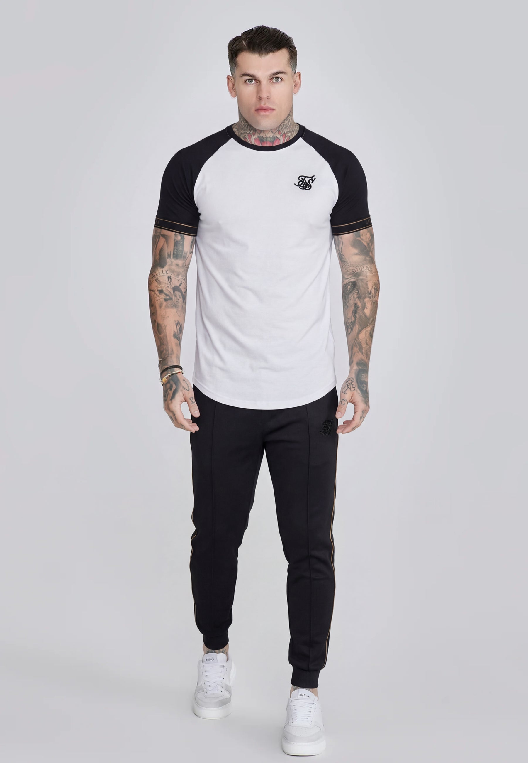 Tapered Joggers in Black