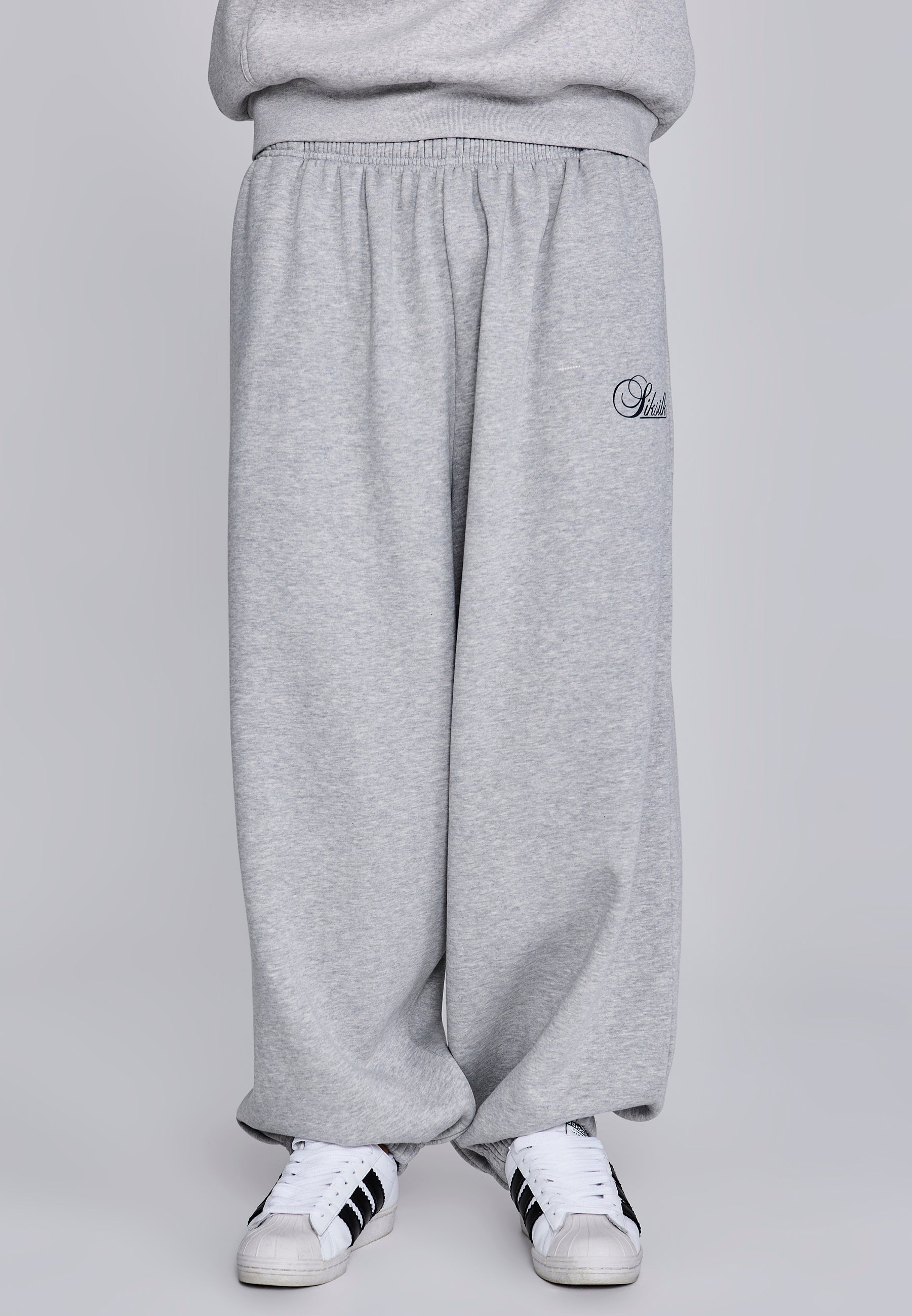 Essentials Joggers in Grey Marl Hosen SikSilk