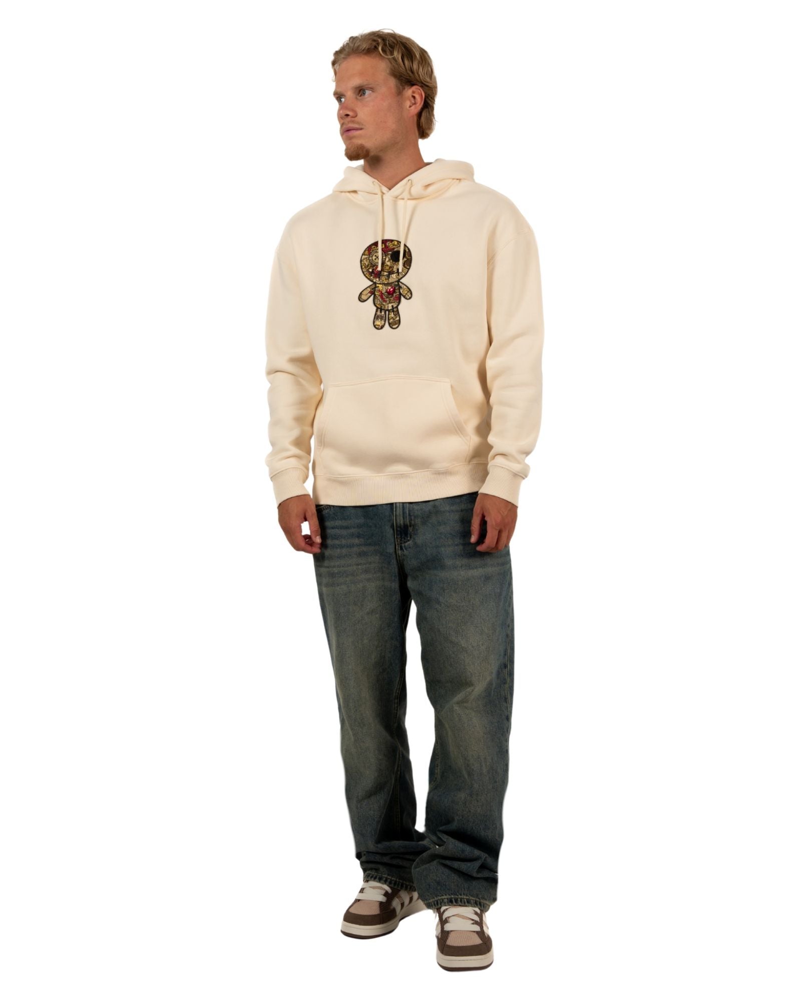Ennis Hoodie in Beige Kapuzenpullover Wrong Friends