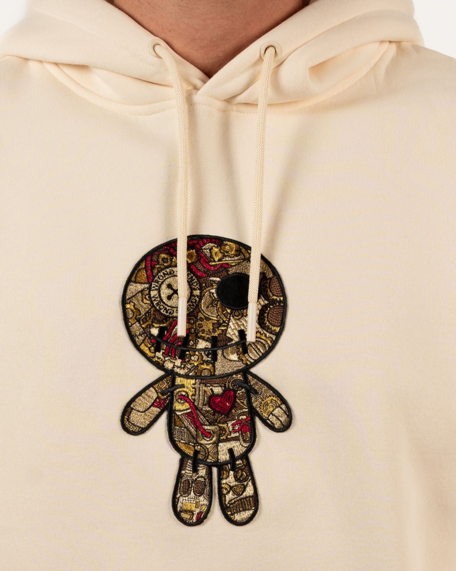 Ennis Hoodie in Beige Kapuzenpullover Wrong Friends