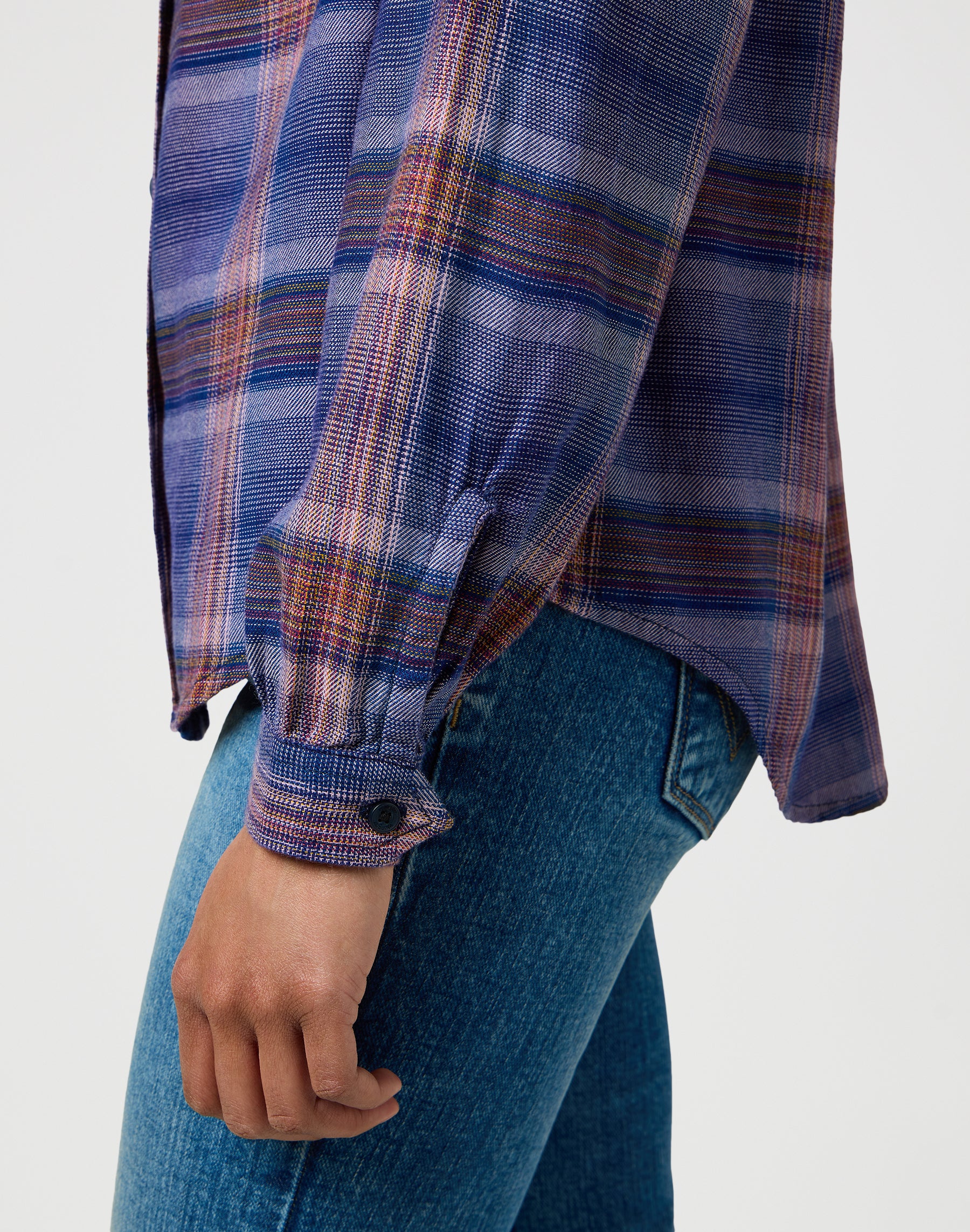 Femme Western Shirt in Earth Red Hemden Wrangler