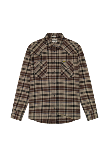 Western Shirt in Rich Black