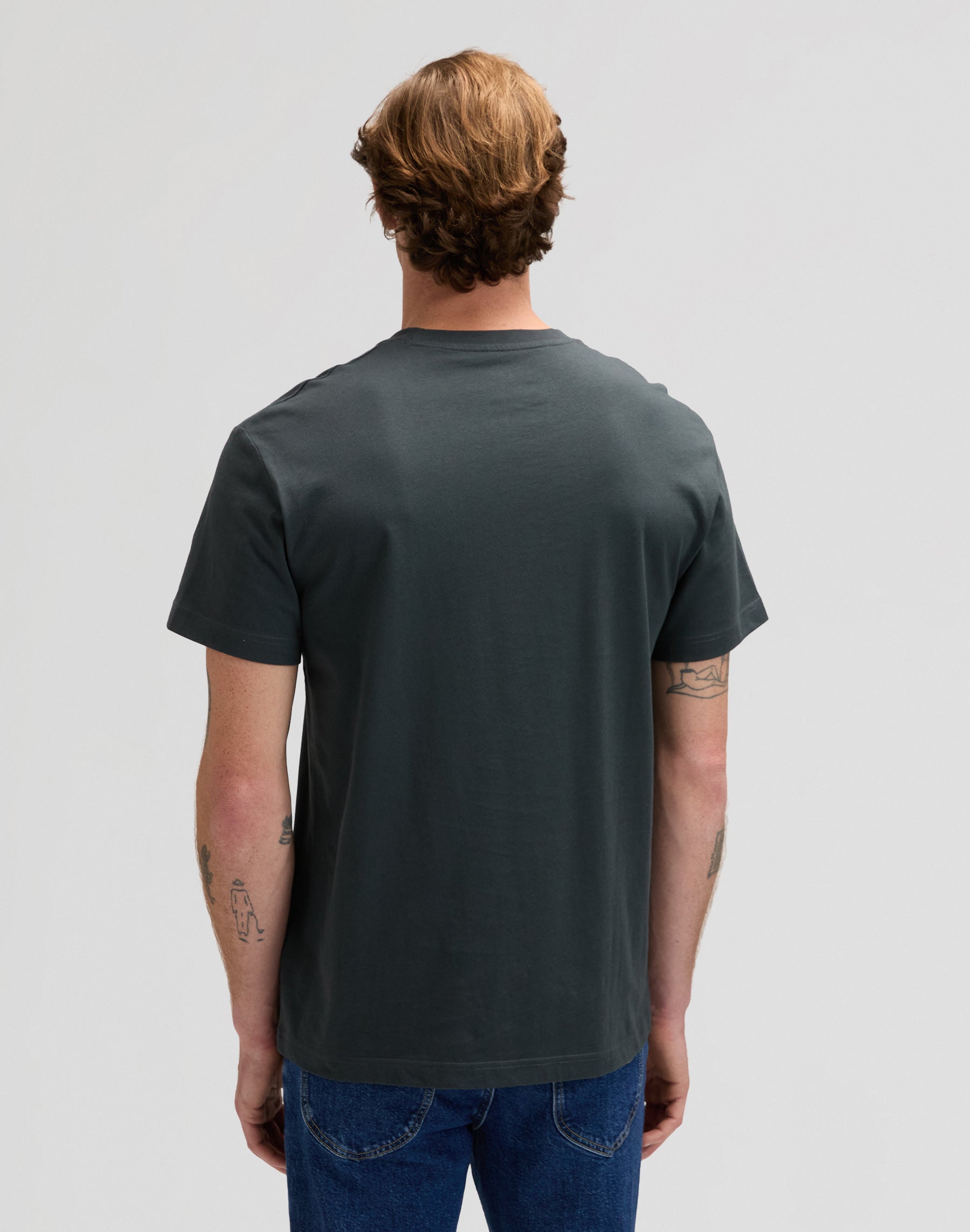 Lee Flag Tee in Washed Black T-Shirts Lee