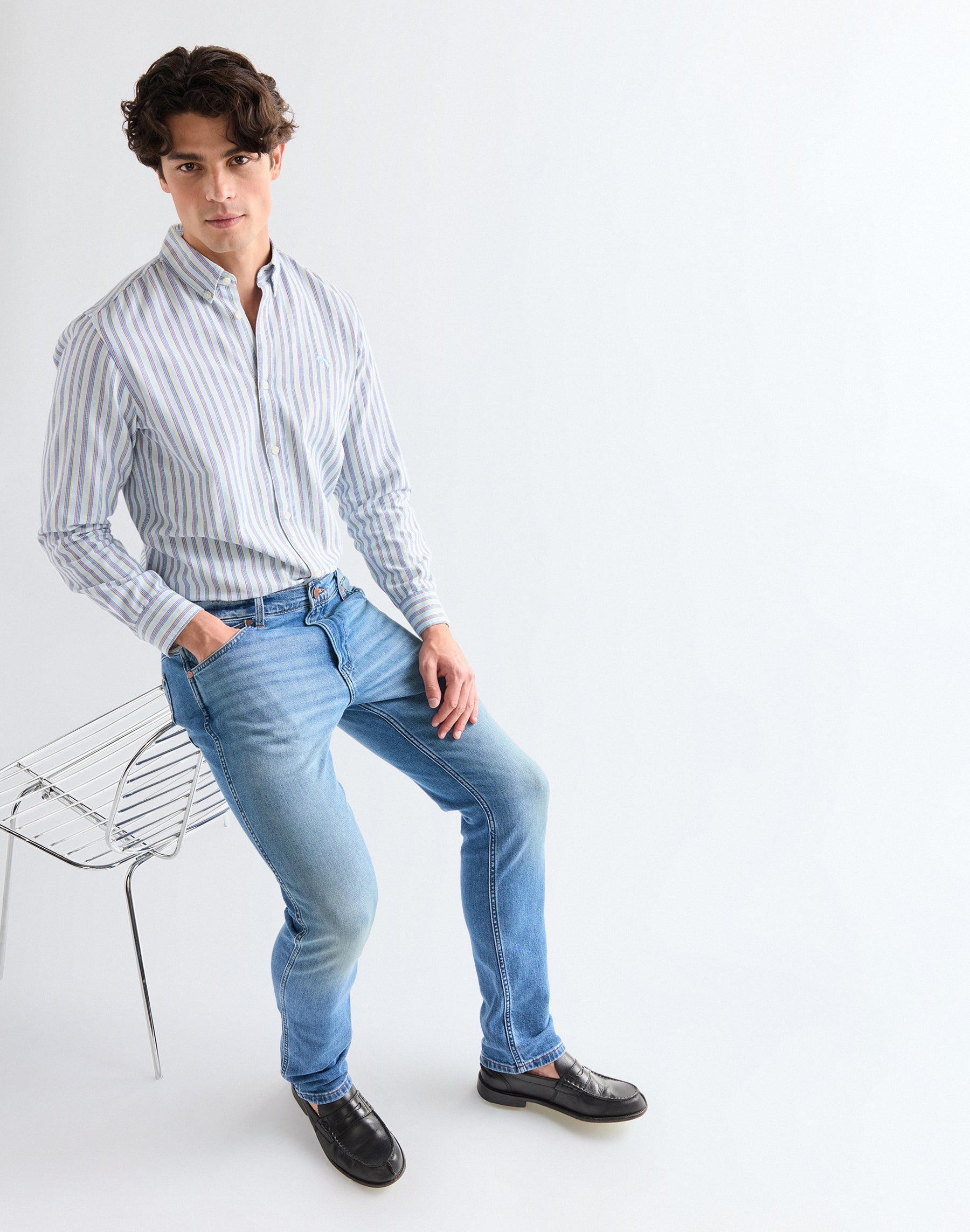 Greensboro in Harbor Blue Jeans Wrangler