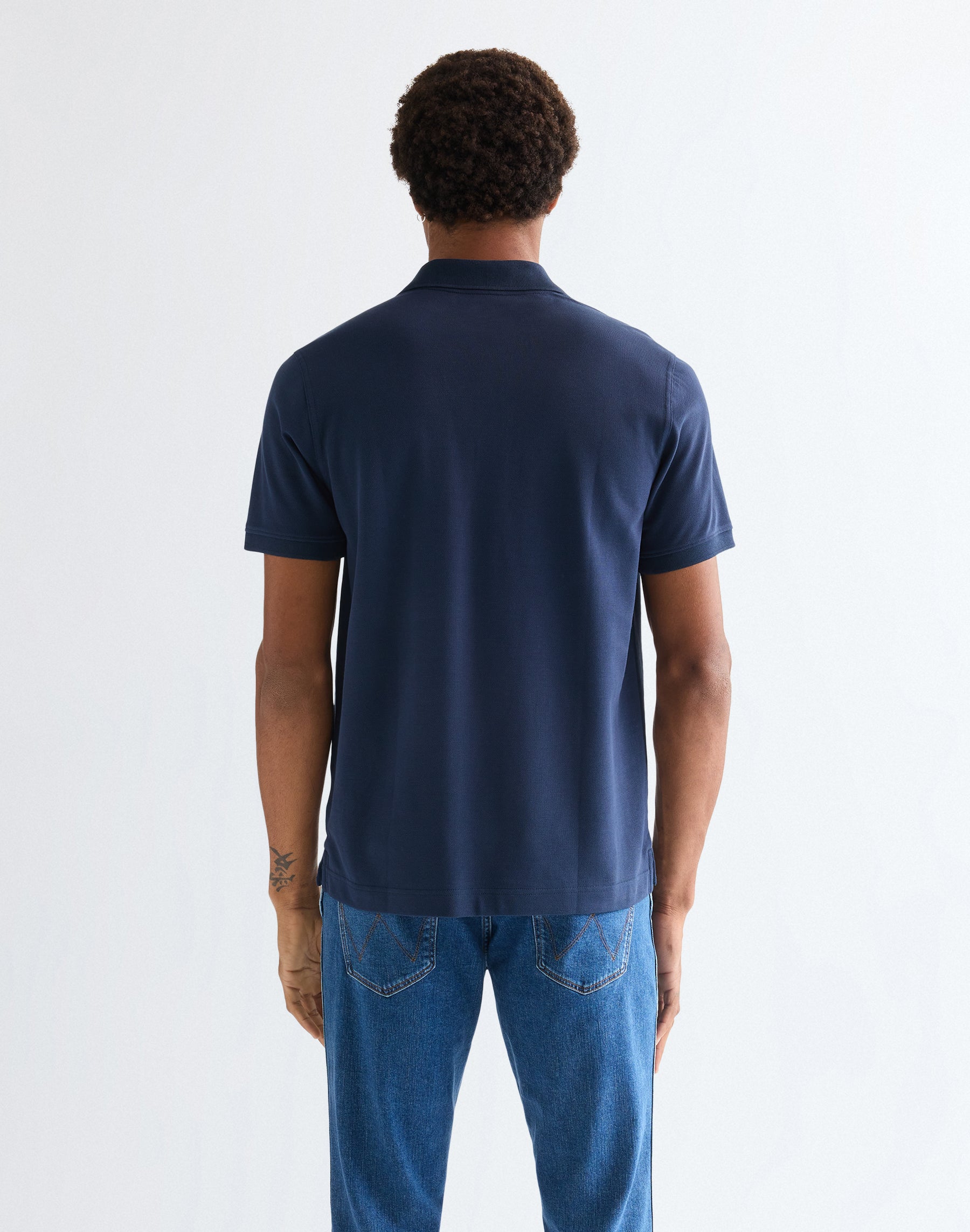 Polo Shirt in Navy T-Shirts Wrangler