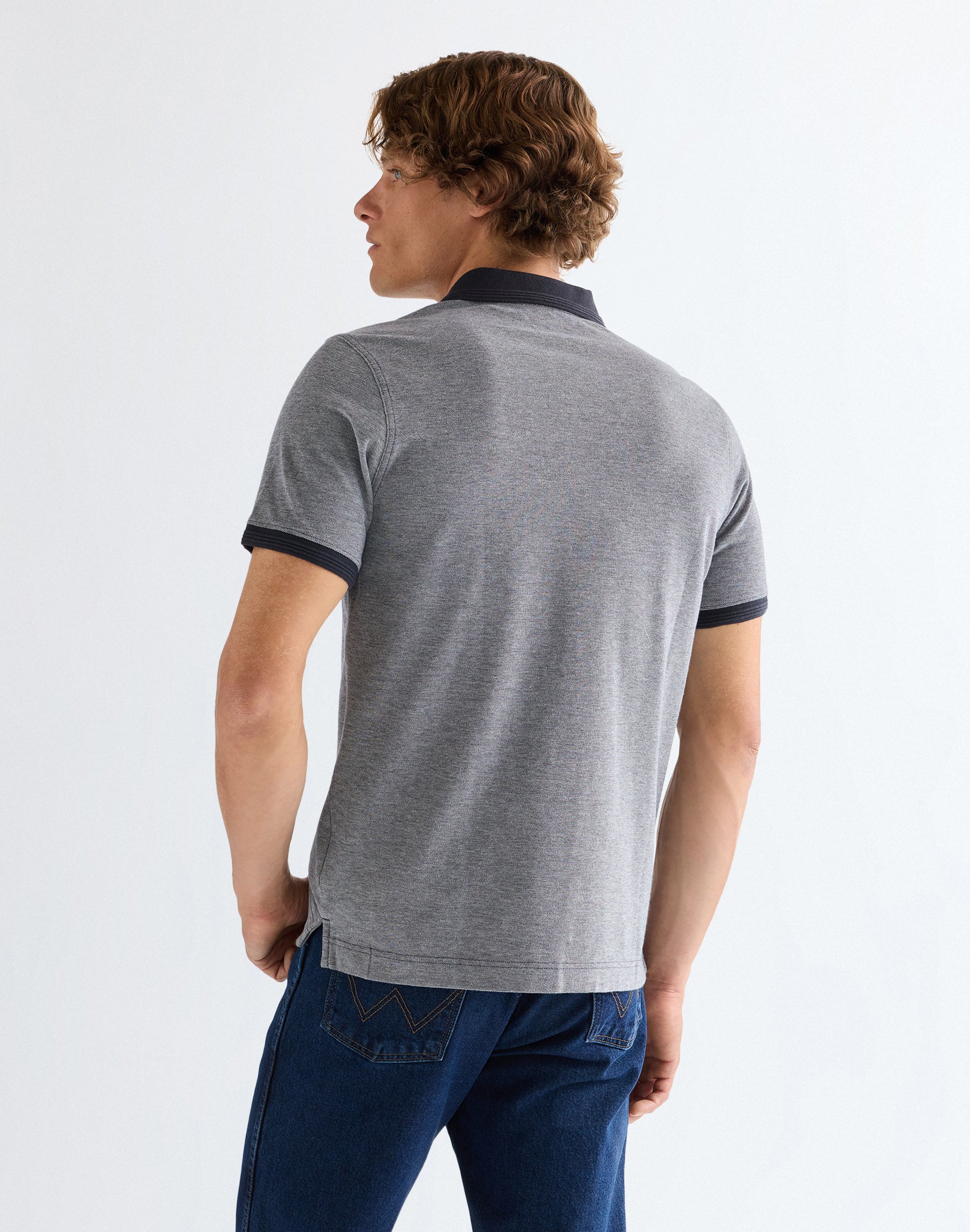 Refined Polo Shirt in Dark Navy T-Shirts Wrangler