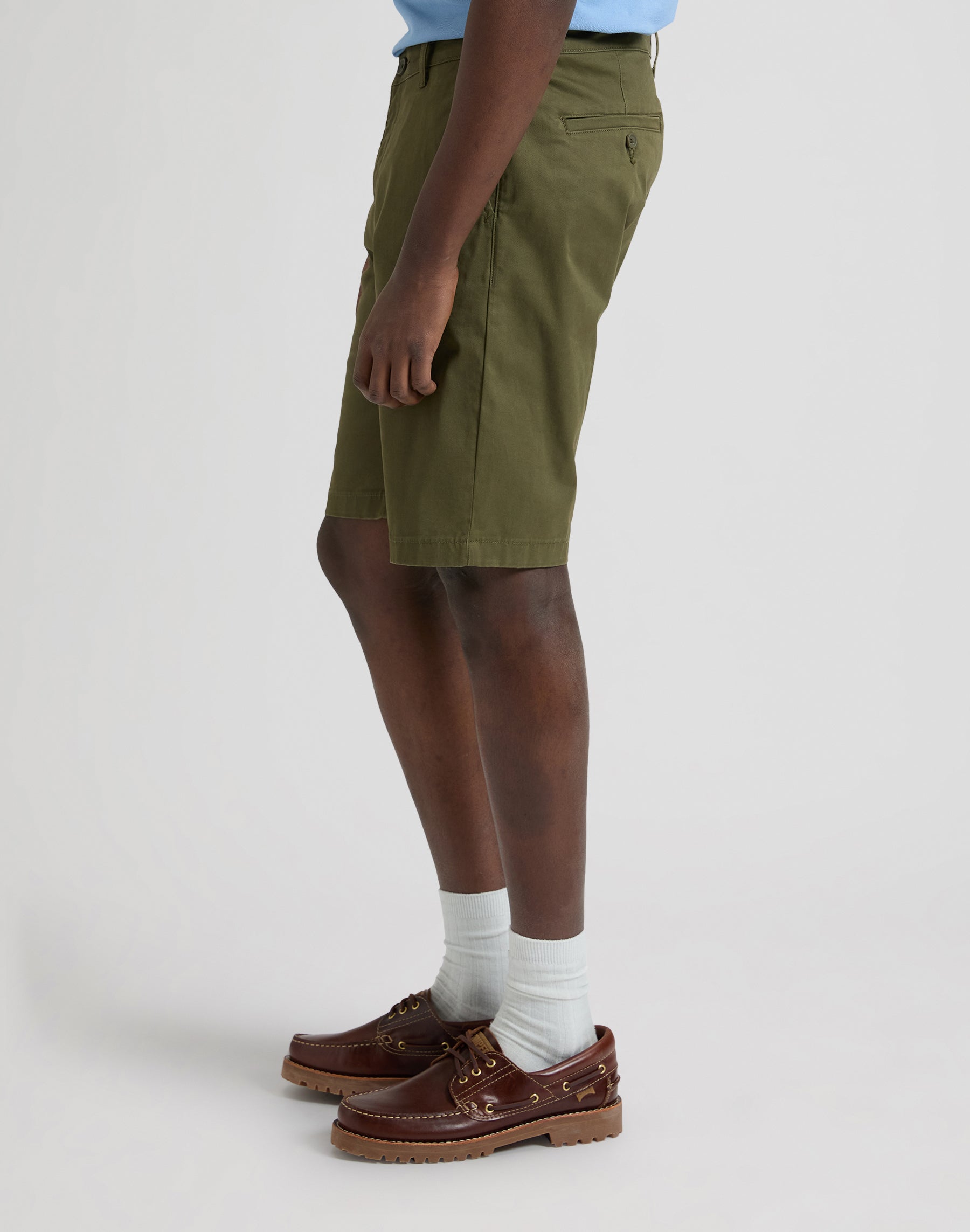 Regular Chino Short in Olive Moss Shorts Lee