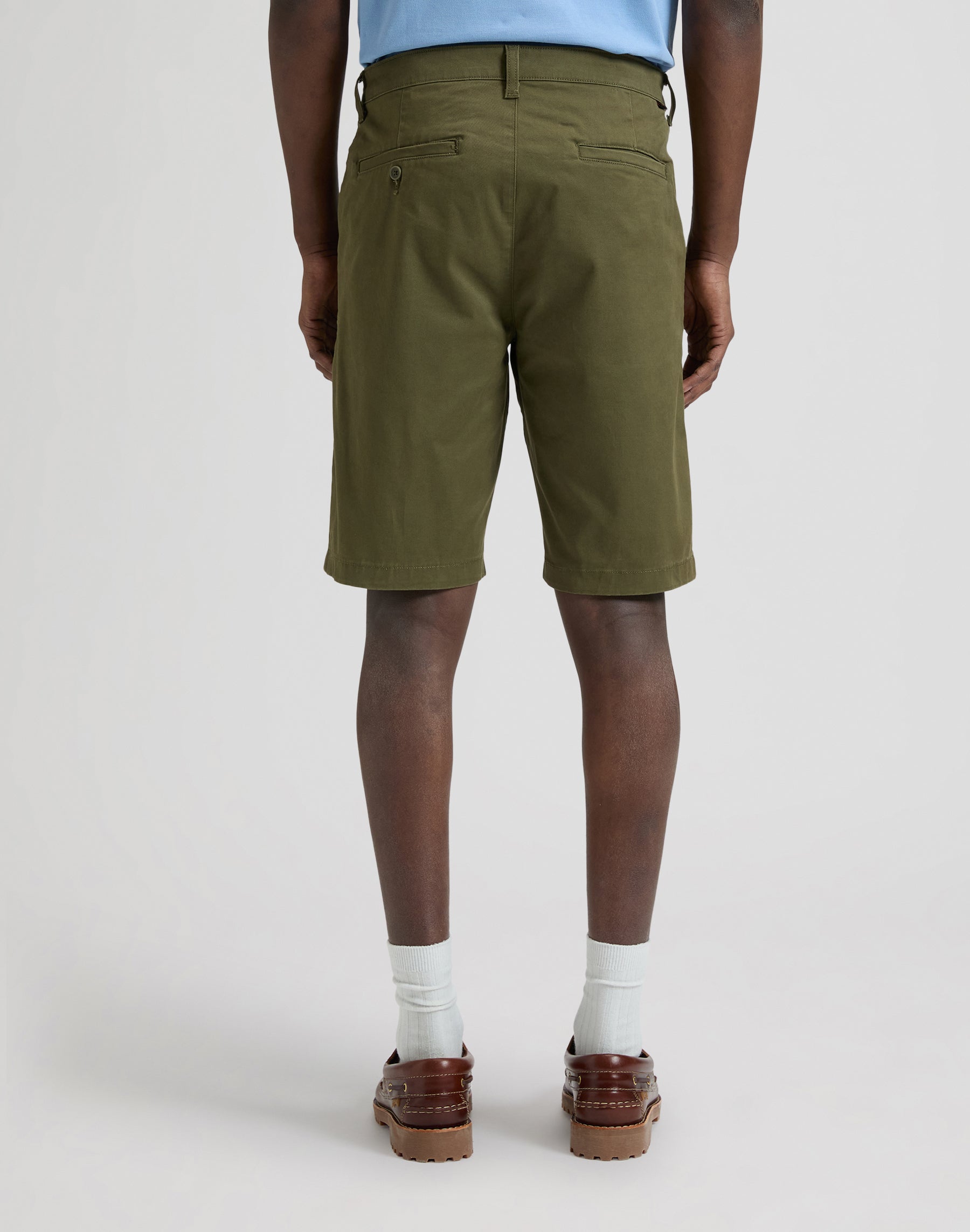 Regular Chino Short in Olive Moss Shorts Lee