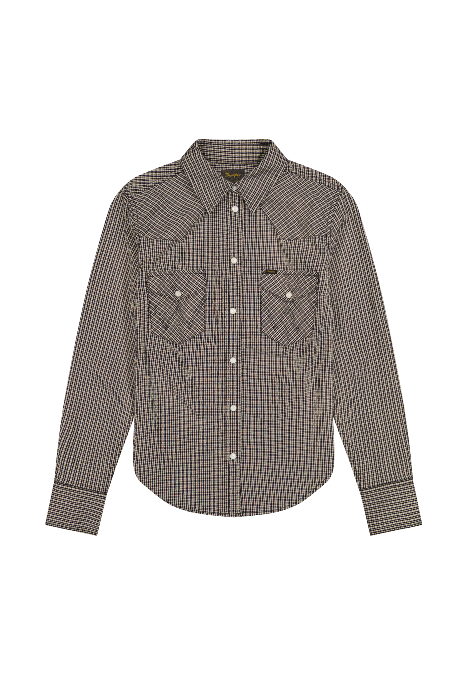 Western Shirt in Black Hemden Wrangler