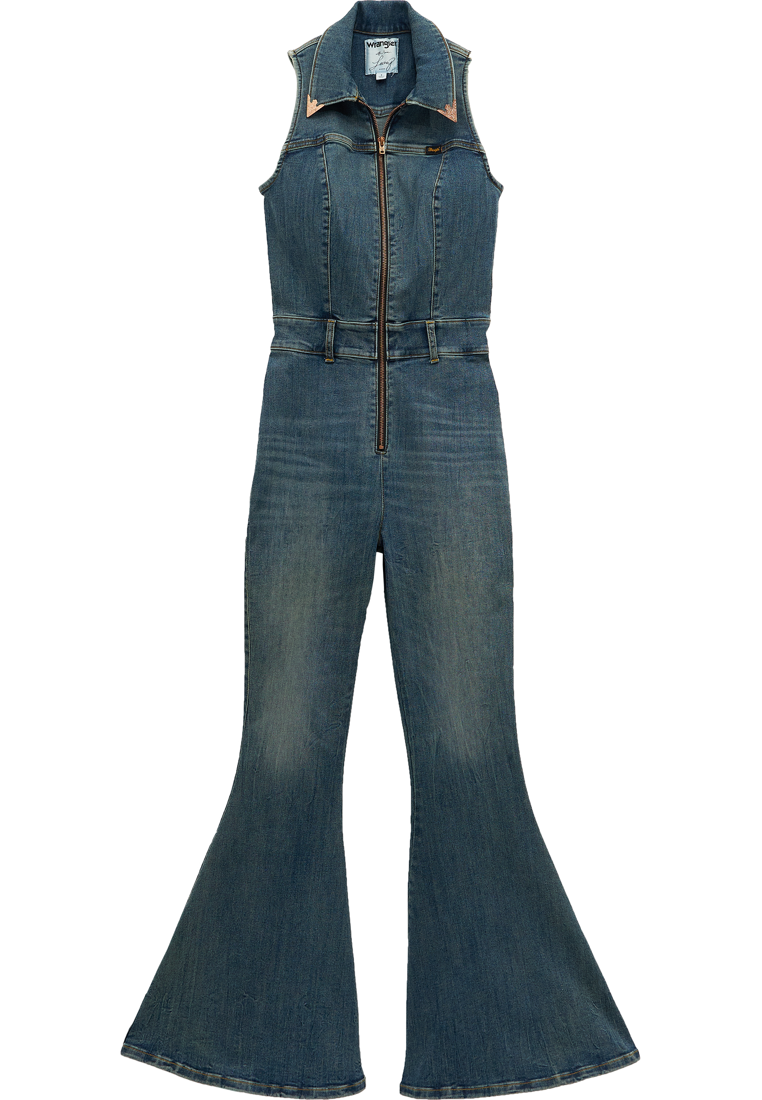 Denim Catsuit in Denim Overall Wrangler