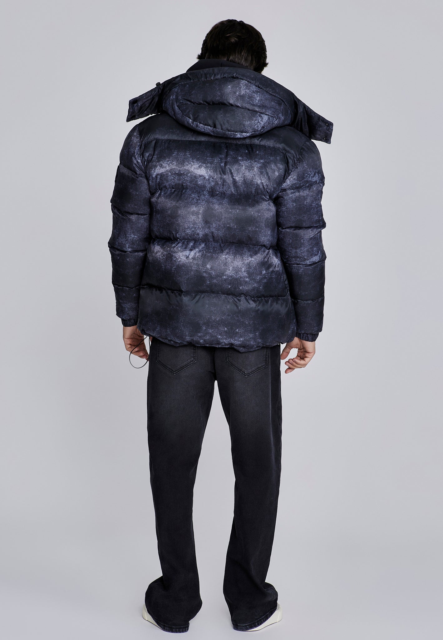 Puffer Jacket in Dark Grey Jacken SikSilk