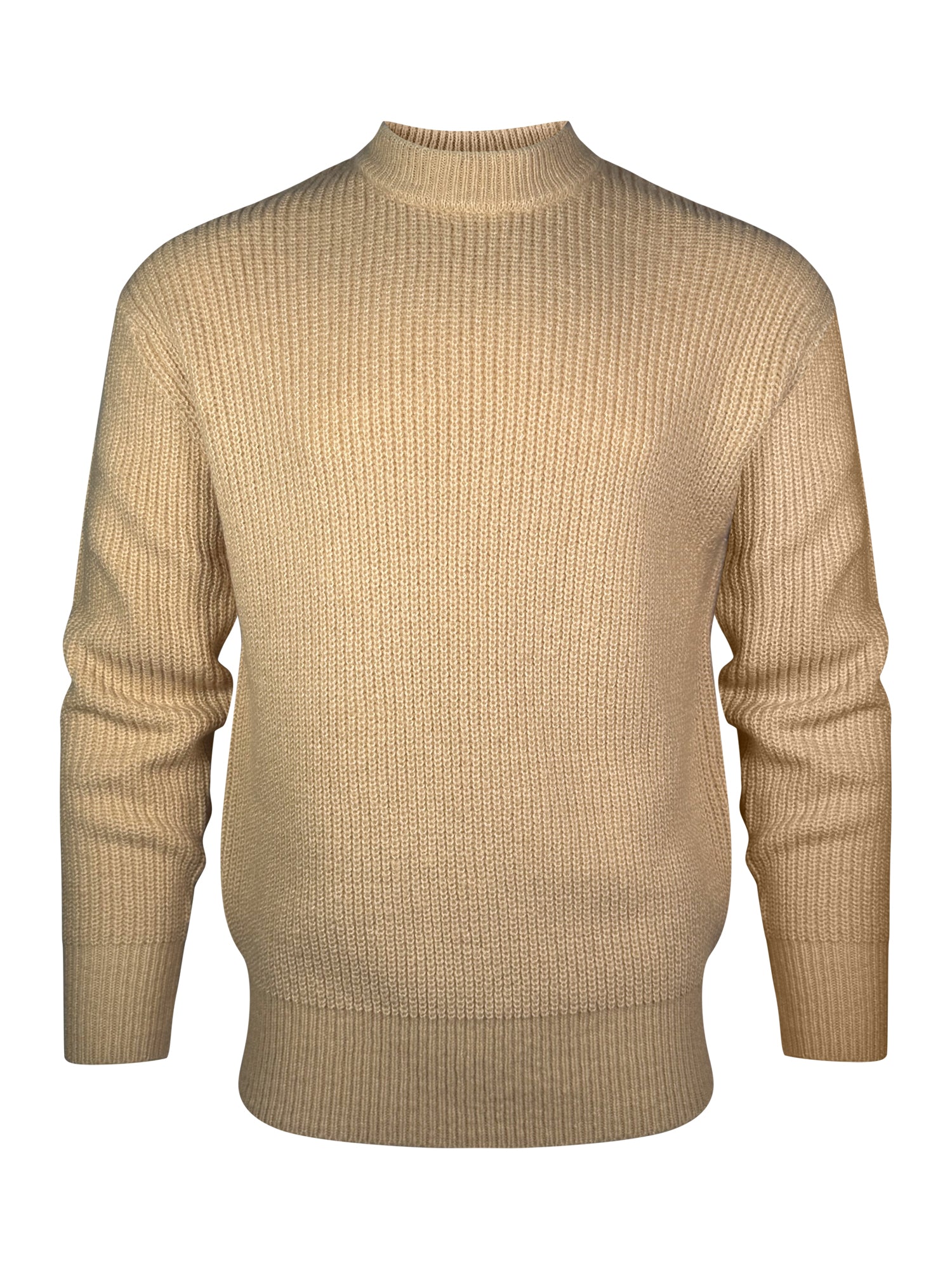 Knitted Sweater in Ecru Pullover SikSilk