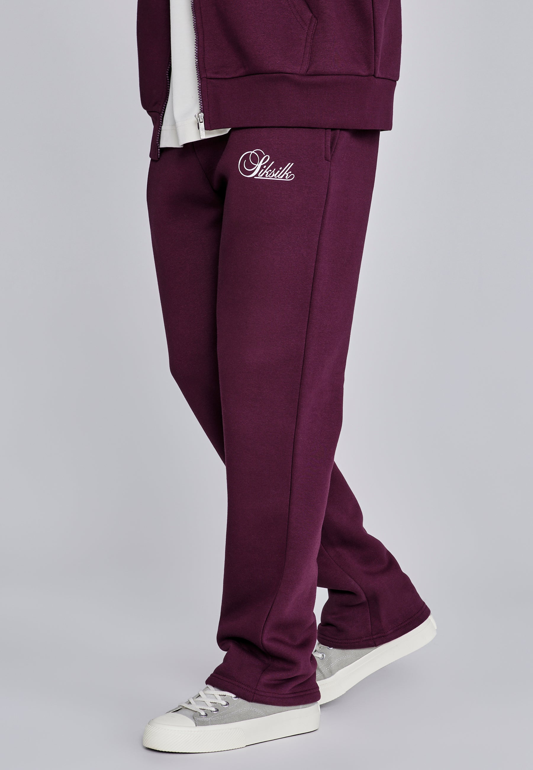 Essentials Track Pants in Burgundy Hosen SikSilk