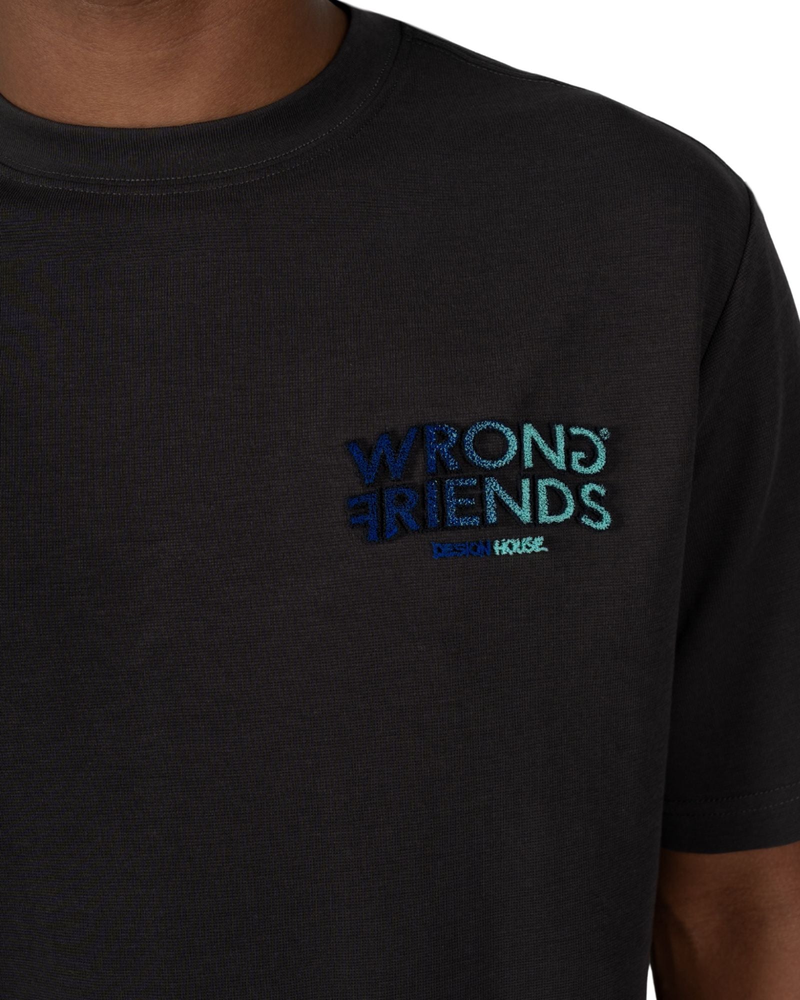 Simi Valley T-Shirt in Grey/Blue T-Shirts Wrong Friends