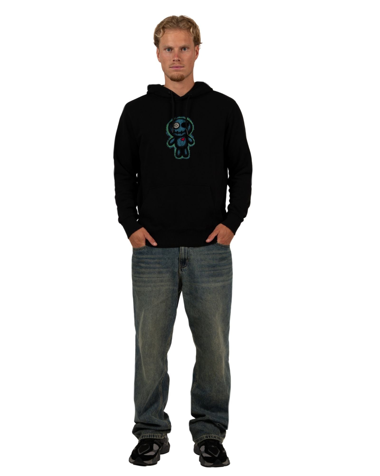 Williams Hoodie in Black Kapuzenpullover Wrong Friends