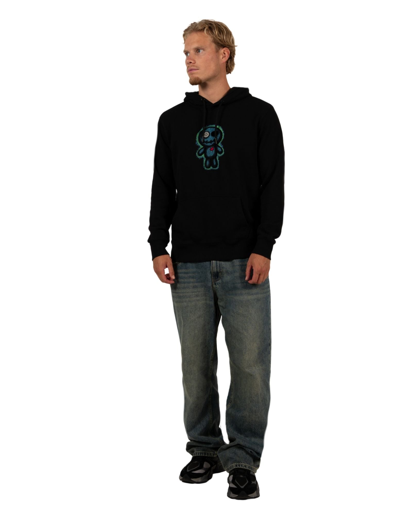 Williams Hoodie in Black Kapuzenpullover Wrong Friends